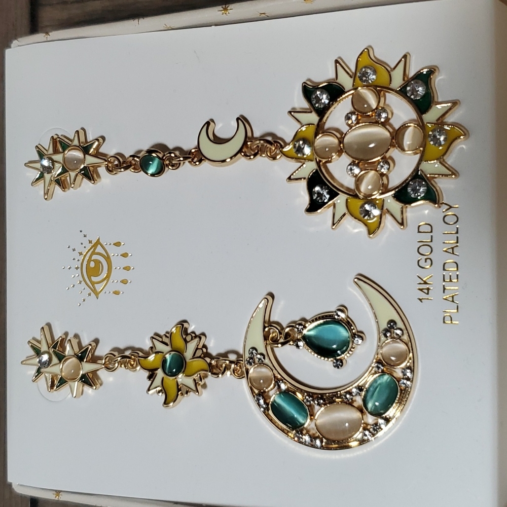eye candy Sun & Moon Mismatch Earrings